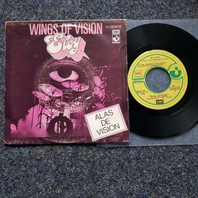 Eloy - Wings of vision 7'' Single SPAIN