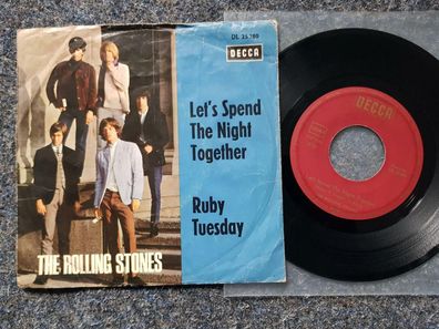 The Rolling Stones - Let's spend the night together 7'' Single Treppencover