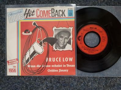 Bruce Low - Wenn die Sonne scheint in Texas 7'' Single/ CV Mitch Miller