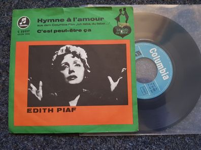 Edith Piaf - Hymne à l'amour 7'' Single Germany