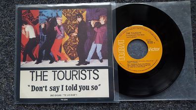 The Tourists/ Eurythmics - Don't say I told you so 7'' Single SPAIN
