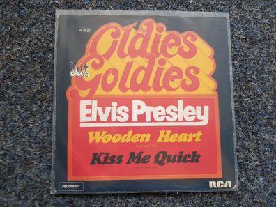 Elvis Presley - Wooden heart/ Kiss me quick 7'' Single Germany