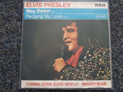 Elvis Presley - Way down 7'' Single Germany