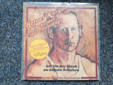 Reiner Karge - Auf eine Zigarettenlänge 7'' Single