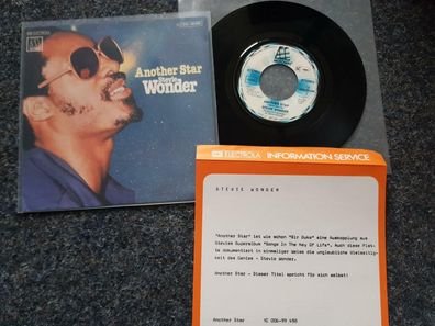 Stevie Wonder - Another star 7'' Single Germany WITH PROMO FACTS