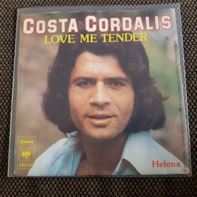 Costa Cordalis - Love me tender 7'' Single/ Elvis Presley Coverversion