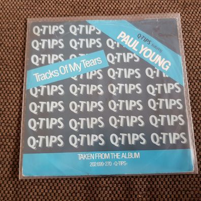 Q-Tips/ Paul Young - Tracks of my tears 7'' Single