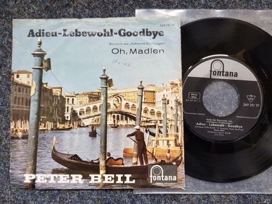 Peter Beil - Adieu - Lebewohl - Goodbye 7'' Single