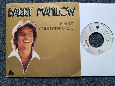 Barry Manilow: Mandy/ Could it be magic 7'' Single SPAIN RE-ISSUE Different COVER