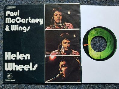 Paul McCartney & Wings - Helen wheels 7'' Single SPAIN Different COVER/ Beatles