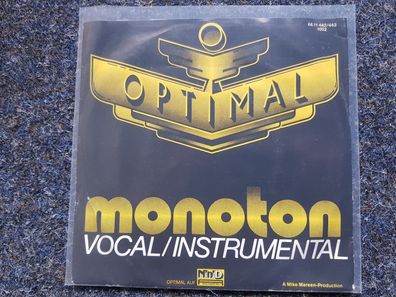 Optimal = Mike Mareen - Monoton 7'' Single
