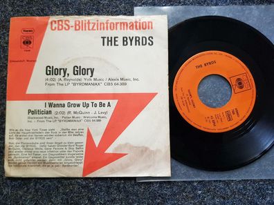 The Byrds - Glory, Glory 7'' Single PROMO Germany