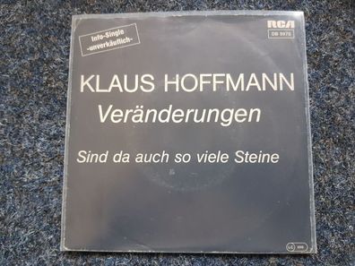 Klaus Hoffmann - Veränderungen 7'' Single PROMO
