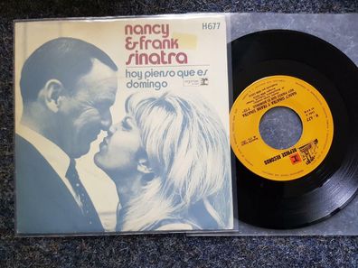 Frank & Nancy Sinatra - Feelin' kinda Sunday 7'' Single SPAIN