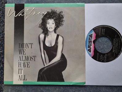 Whitney Houston - Didn't we almost have it all 7'' Single SPAIN PROMO