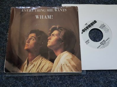 Wham/ George Michael - Everything she wants 7'' Single US PROMO
