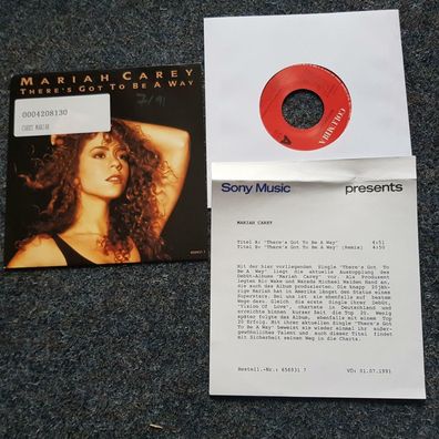 Mariah Carey - There's got to be a way 7'' Single WITH PROMO FACTS