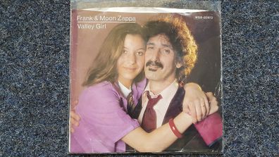 Frank & Moon Zappa - Valley girl US 7'' Single MIT COVER