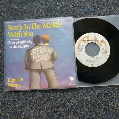 Stealers Wheel/ Gerry Rafferty/ Joe Egan - Stuck in the middle with you 7''