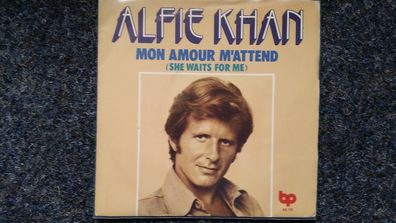Alfie Khan - Mon amour m'attend 7'' Single SUNG IN English