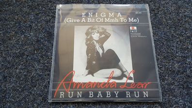 Amanda Lear - Einigma/ Run baby run 7'' Single Holland
