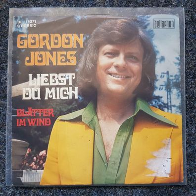 Gordon Jones - Liebst Du mich 7'' Single SUNG IN GERMAN