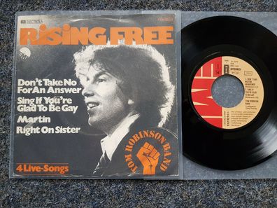 Tom Robinson - Rising free/ Sing if you're glad to be gay 7'' EP Single
