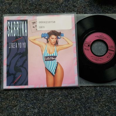 Sabrina - Like a yo yo/ Doctor's orders 7'' Single Germany PROMO/ Italo Disco