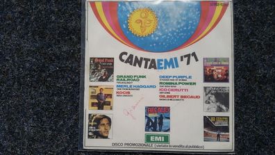 CantaEMI '71 (Deep Purple/ Romina Power/ Gilbert Becaud) 7'' Single PROMO ITALY