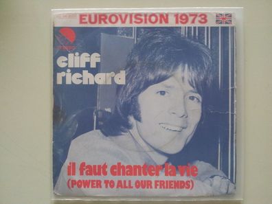 Cliff Richard - Il faut chanter la vie 7'' Single SUNG IN FRENCH Eurovision 1973