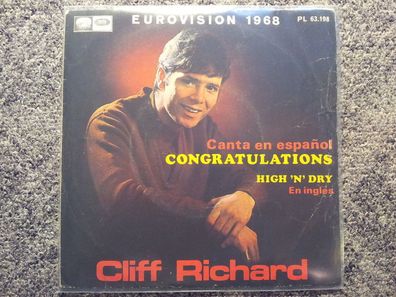 Cliff Richard - Congratulations 7'' SUNG IN Spanish