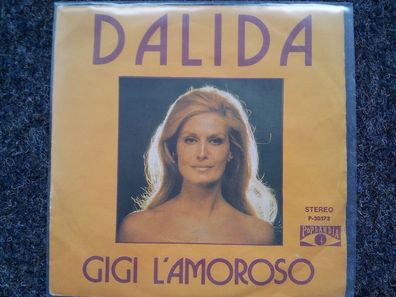 Dalida - Gigi l'amoroso/ Tenia 18 anos 7'' Single SUNG IN Spanish