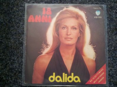 Dalida - 18 anni/ Per non vivere soli 7'' Single SUNG IN Italian