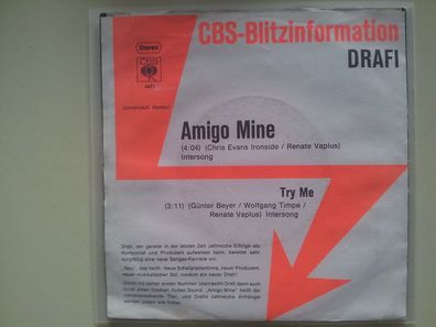 Drafi Deutscher - Amigo mine 7'' Single PROMO