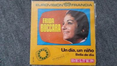 Frida Boccara - Un dia un nino 7'' SUNG IN Spanish Eurovision