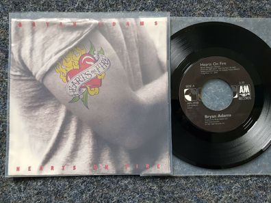 Bryan Adams - Hearts on fire US 7'' Single Different COVER