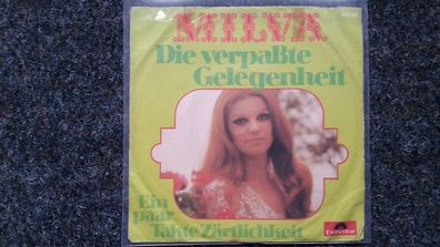 Milva - Die verpasste Gelegenheit 7'' Single SUNG IN GERMAN