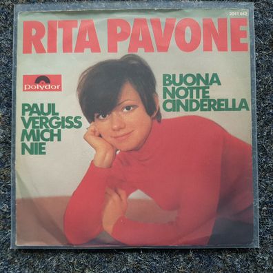 Rita Pavone - Paul vergiss mich nie 7'' Single SUNG IN GERMAN