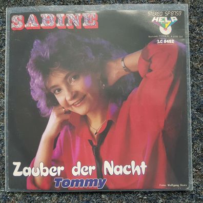 Sabine - Zauber der Nacht/ Tommy 7'' Single