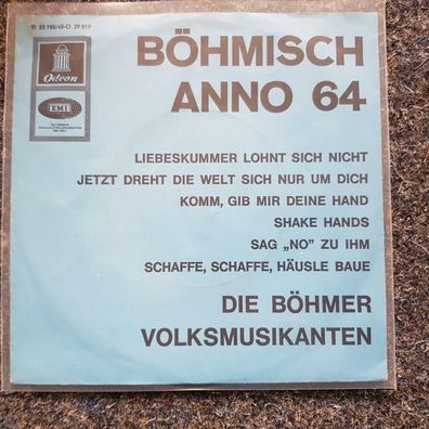 Die Böhmer Volksmusikanten - Böhmisch Anno 64 7'' Single/ Beatles