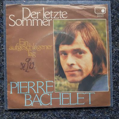 Pierre Bachelet - Der letzte Sommer 7'' Single SUNG IN GERMAN