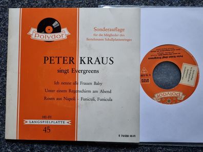 Peter Kraus singt Evergreens/ Ich nenne alle Frauen Baby 7'' EP