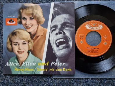 Alice, Ellen Kessler, Peter Kraus - Honey-Moon 7'' Single