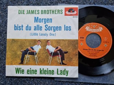 Die James Brothers/ Peter Kraus - Morgen bist du alle Sorgen los 7'' Single