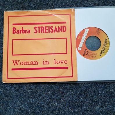 Barbra Streisand - Woman in love 7'' Single US/ ORANGE Belgium COVER