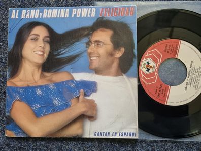 Al Bano & Romina Power - Felicidad 7'' Single SUNG IN Spanish