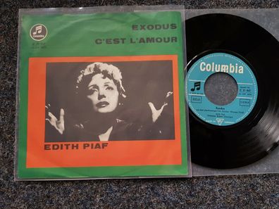 Edith Piaf - Exodus/ C'est l'amour 7'' Single Germany