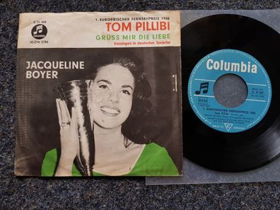 Jacqueline Boyer - Tom Pillibi 7'' Single Eurovision 1960 SUNG IN GERMAN