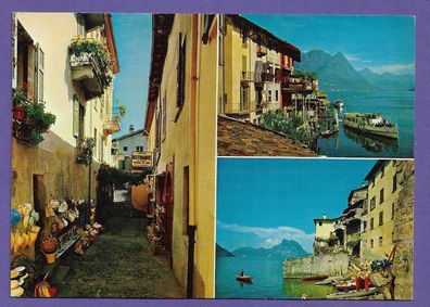 Postkarte Schweiz Gandrigna/ Gandria Luganersee Ansichten unbenutzt
