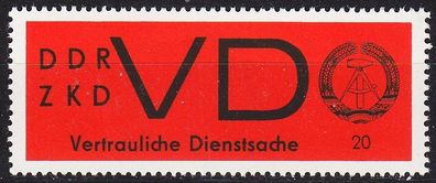 Germany DDR [Dienst VD] MiNr 0003 y ( * */ mnh )